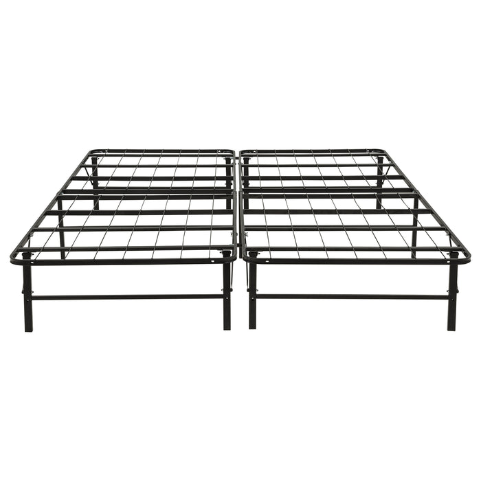 Kramer California King Folding Metal Bed Frame Black
