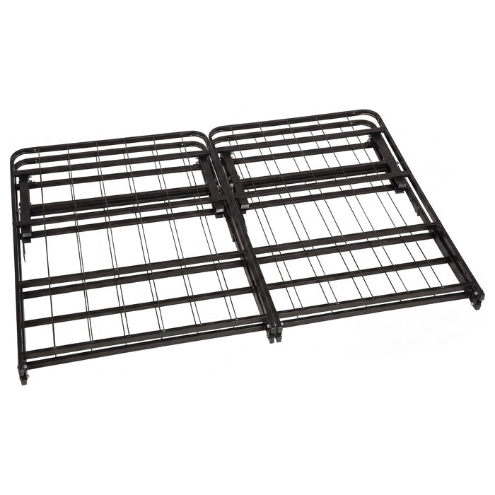 Kramer California King Folding Metal Bed Frame Black