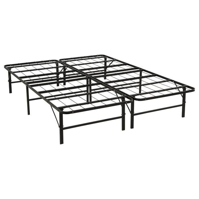 Kramer Queen Folding Metal Platform Bed Frame Black