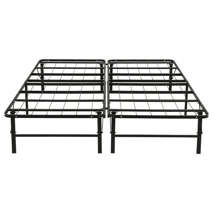 Kramer Queen Folding Metal Platform Bed Frame Black