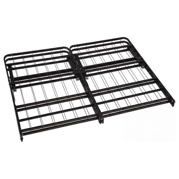 Kramer Queen Folding Metal Platform Bed Frame Black