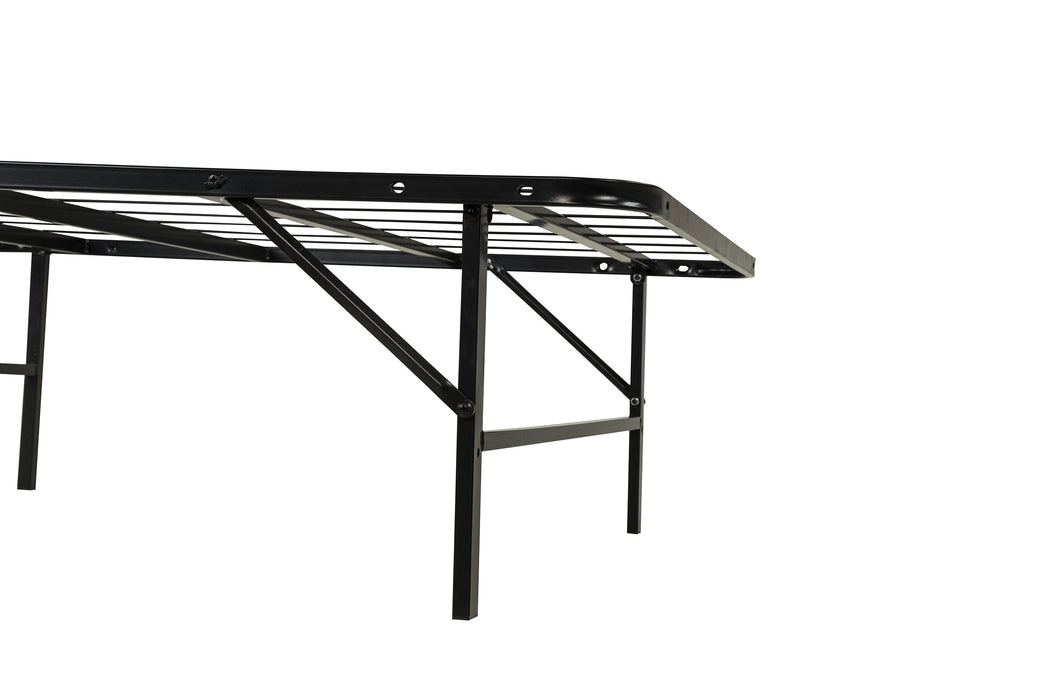 Kramer Twin XL Folding Metal Platform Bed Frame Black
