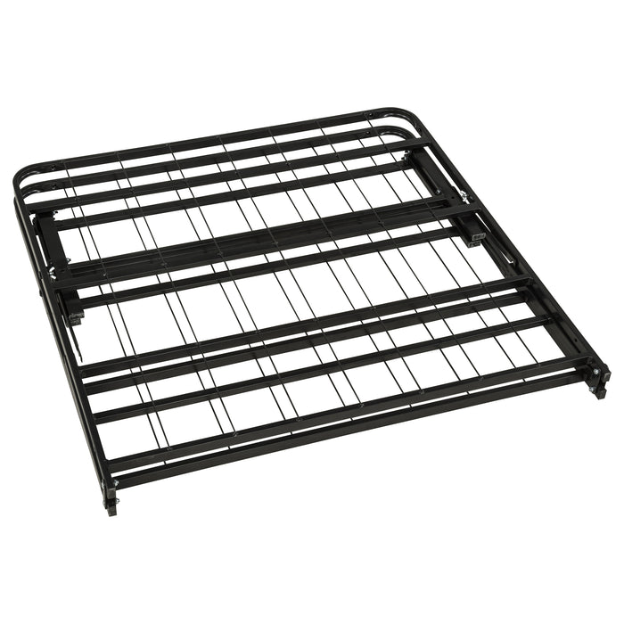 Kramer Twin Folding Metal Platform Bed Frame Black