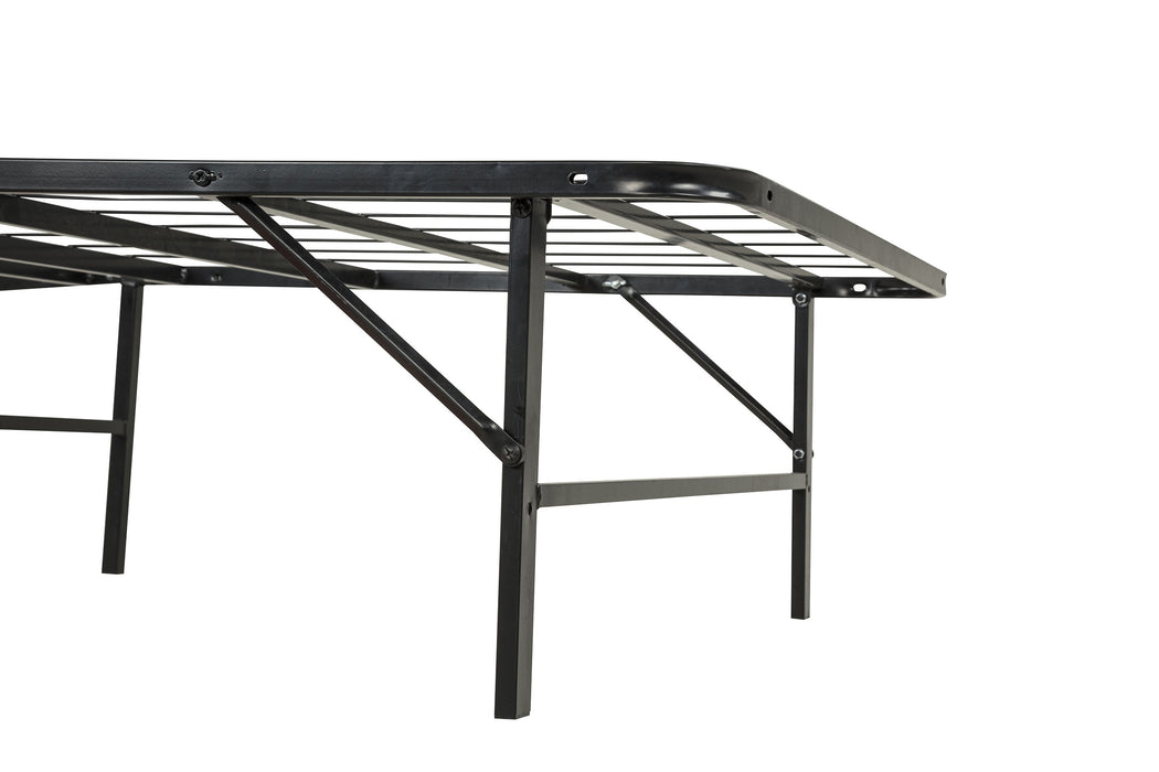 Kramer Twin Folding Metal Platform Bed Frame Black
