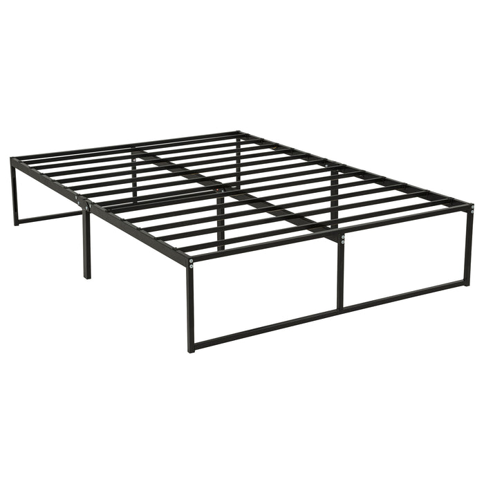 Gates Full Heavy-Gauge Metal Platform Bed Frame Black
