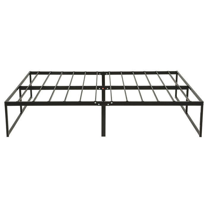 Gates Full Heavy-Gauge Metal Platform Bed Frame Black