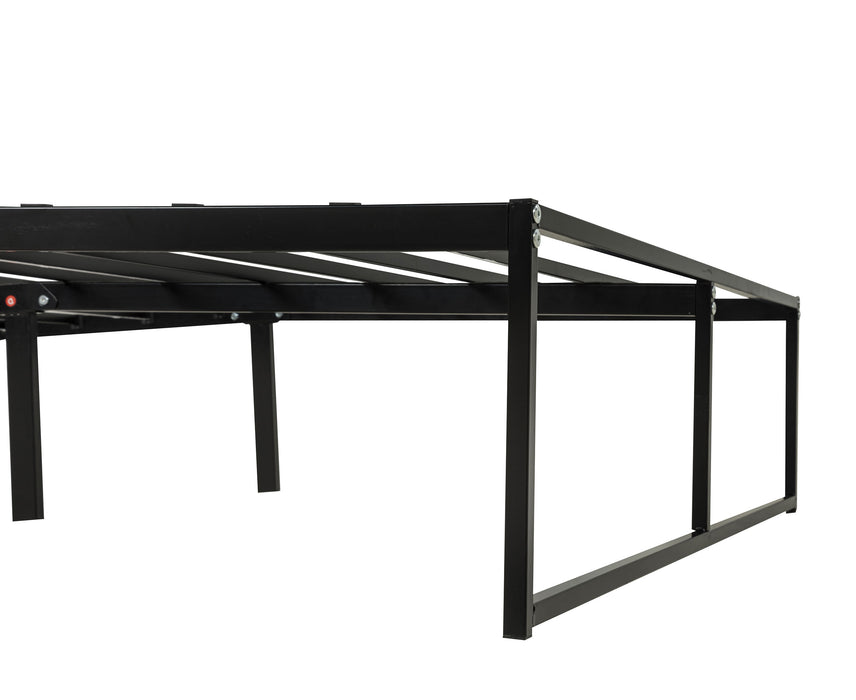 Gates Full Heavy-Gauge Metal Platform Bed Frame Black