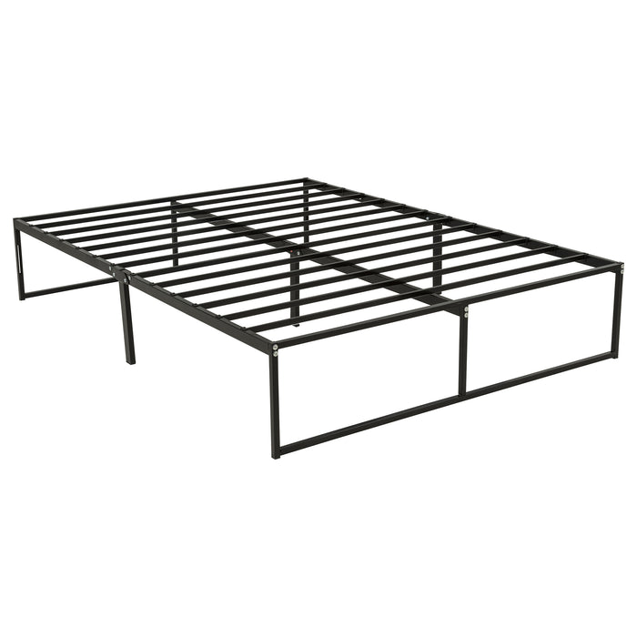 Gates Queen Heavy-Gauge Metal Platform Bed Frame Black