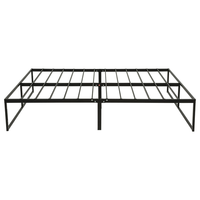 Gates Queen Heavy-Gauge Metal Platform Bed Frame Black