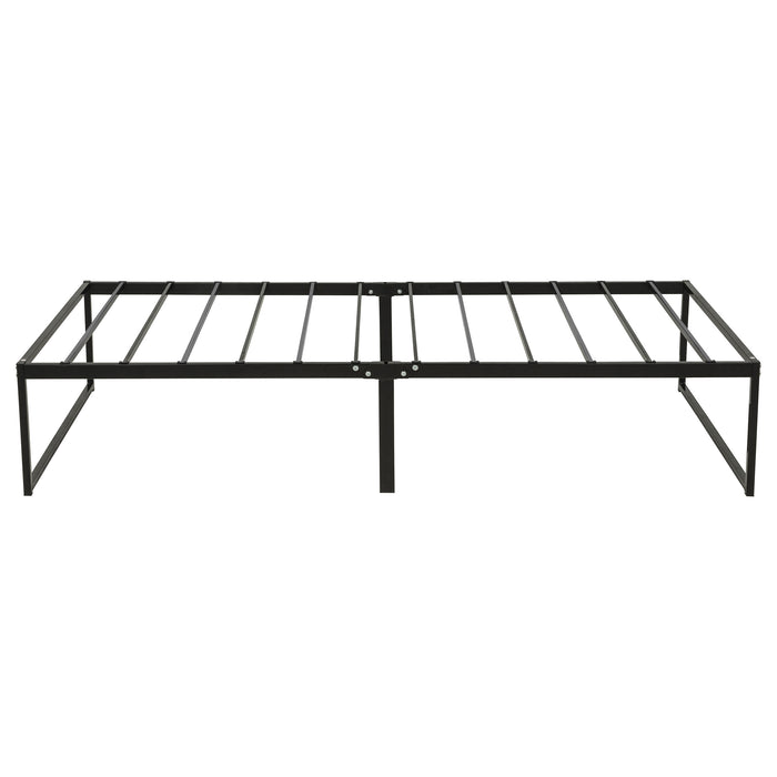 Gates Twin Heavy-Gauge Metal Platform Bed Frame Black