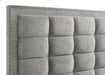 Viana 4-piece queen platform bedroom set by CoasterEveryday in grey and white high gloss finish