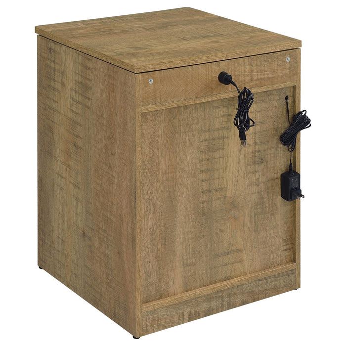 Fabre 1-drawer Extendable Top Nightstand Bedside Table Mango