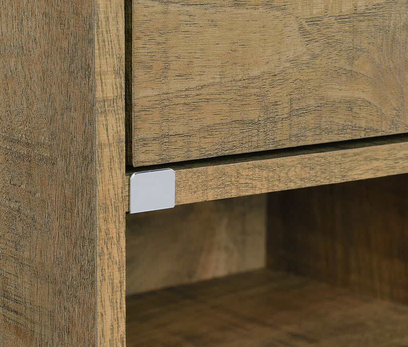 Fabre 1-drawer Extendable Top Nightstand Bedside Table Mango