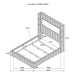 CoasterEveryday Tisdall upholstered Eastern king bed in grey with flame visualizer headboard lights