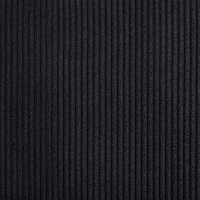 Tisdall Upholstered Eastern King Flame Visualizer Bed Black