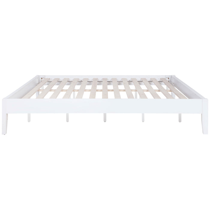 Hounslow California King Universal Platform Bed White