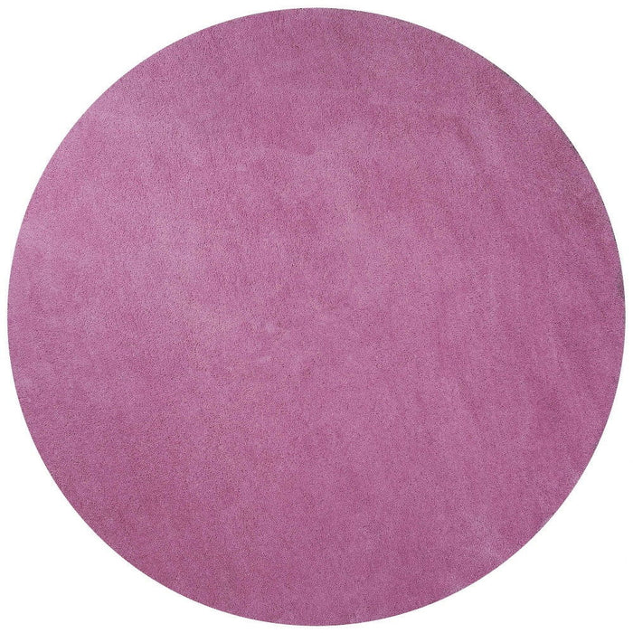 8' Round Indoor Shag Rug - Hot Pink