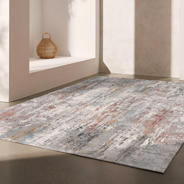 8' x 11' Abstract Pattern Area Rug - Gray