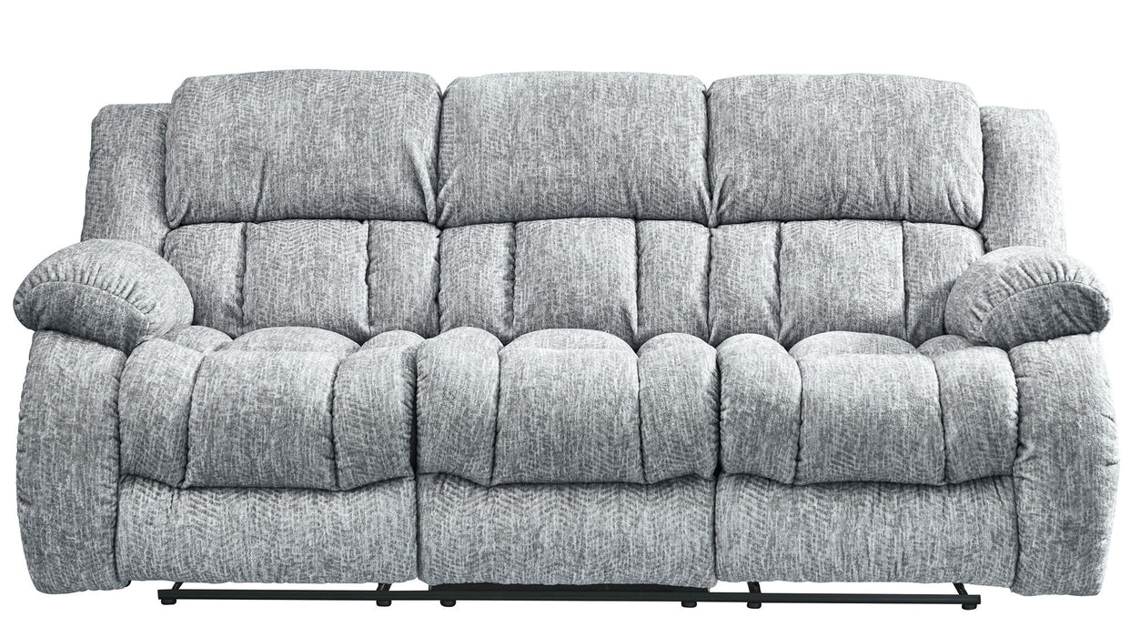U250 - 3 Piece Living Room Set (Reclining Sofa / Console Reclining Loveseat & Glider Recliner) - Gray