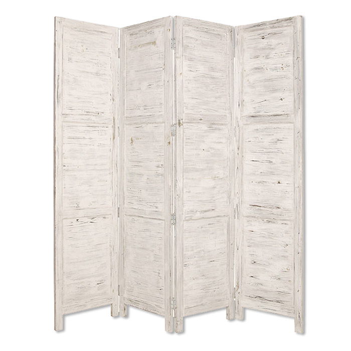 Wood Screen - White
