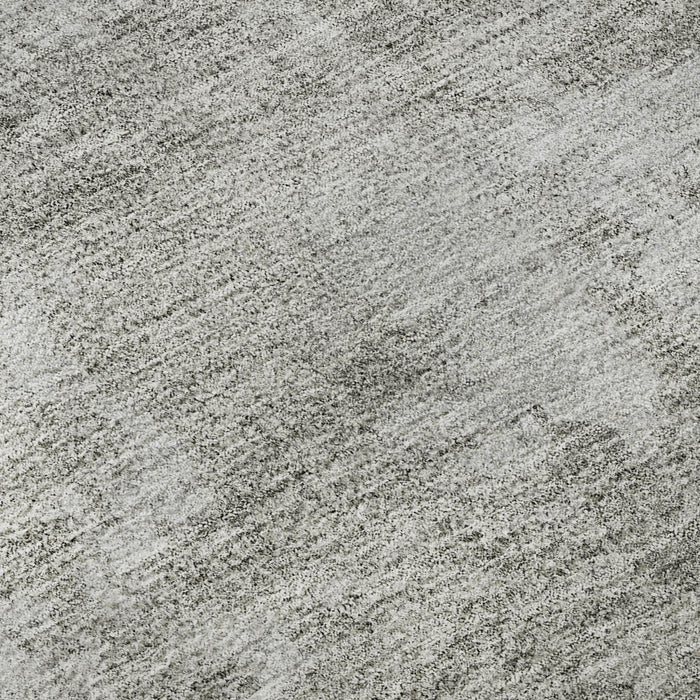 10' X 14' Floral Washable Area Rug With UV Protection (652767) - Gray / Gold / Ivory