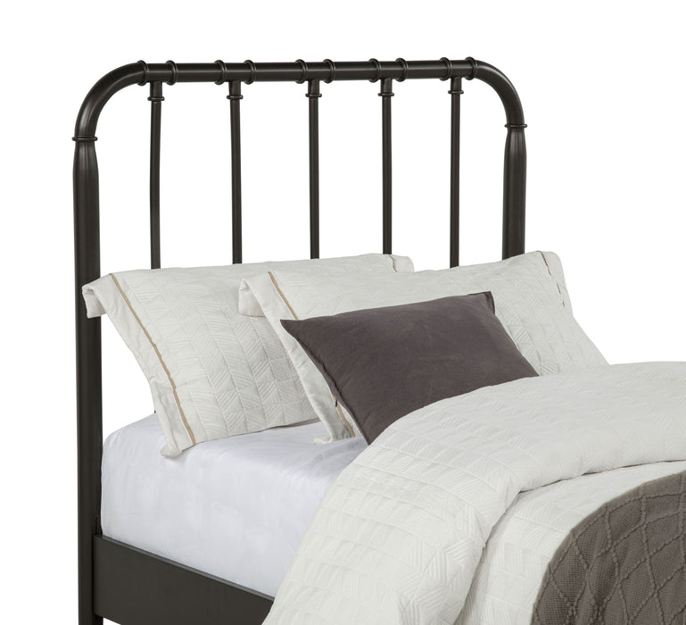 Rocco All Wood Water Pipe Open Frame Twin Bed Dark Bronze