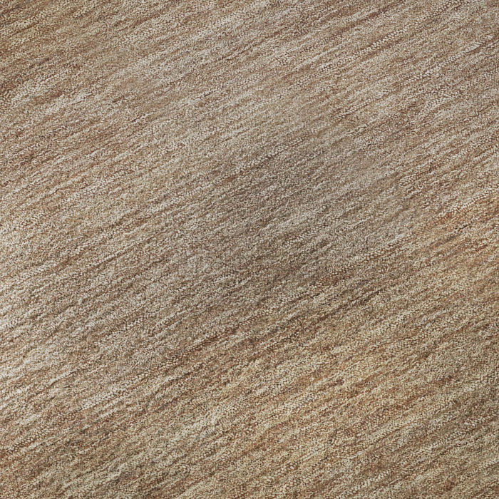 10' X 14' Striped Washable Area Rug With UV Protection (699538) - Beige / Brown