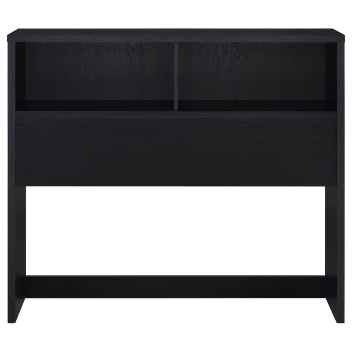 CoasterEveryday Westpark 3-piece full bedroom set with black bookcase headboard, bed frame and nightstand