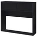 CoasterEveryday Westpark 3-piece full bedroom set with black bookcase headboard, dresser, and nightstand