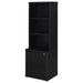 Westpark 3-piece full bedroom set with black bookcase headboard by CoasterEveryday
