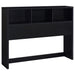 CoasterEveryday Westpark 3-piece queen bedroom set with black bookcase headboard and matching furniture