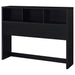 CoasterEveryday Westpark 3-piece queen bedroom set with black bookcase headboard and matching furniture