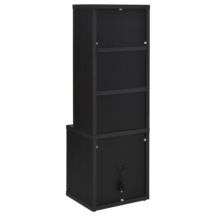 CoasterEveryday Westpark 3-piece queen bedroom set with black bookcase headboard