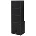 CoasterEveryday Westpark 3-piece queen bedroom set with black bookcase headboard