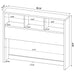 CoasterEveryday Westpark 3-piece queen bedroom set with black bookcase headboard and matching furniture
