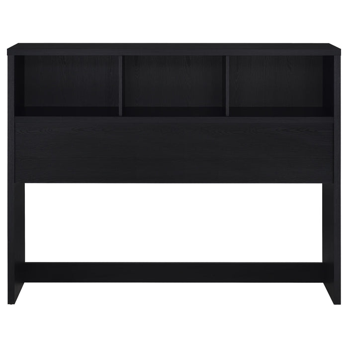 Westpark 49-inch Queen Bookcase Headboard Black