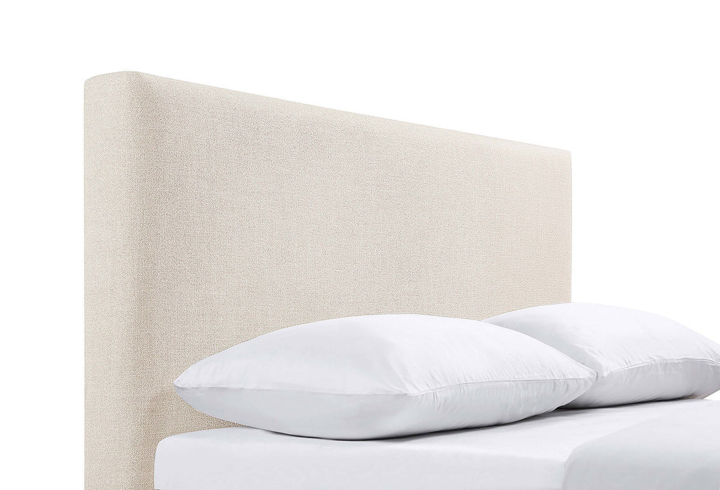 CoasterEveryday Pirro upholstered queen or full panel headboard in sand fabric