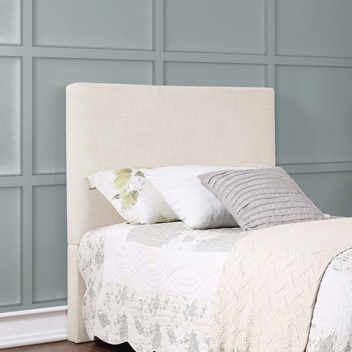 Pirro upholstered twin panel headboard in sand by CoasterEveryday