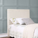 Pirro upholstered twin panel headboard in sand by CoasterEveryday