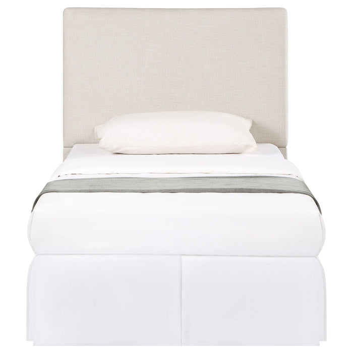Pirro upholstered twin panel headboard in sand by CoasterEveryday