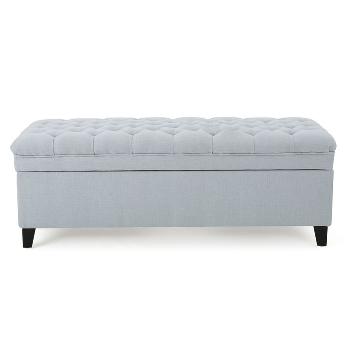 Juliana - Storage Ottoman With Birch Legs