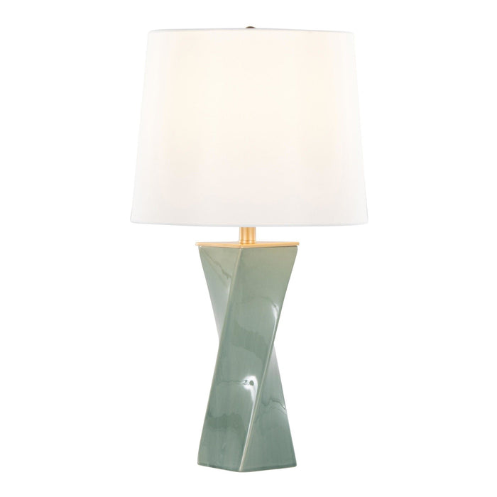 Curvo - Square 27" Ceramic Table Lamp