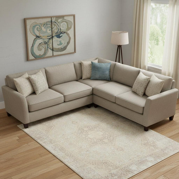 8' X 10' Medallion Washable Non Skid Area Rug (534005) - Beige / Ivory