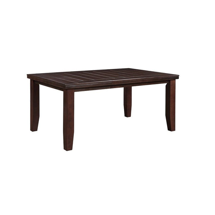 48" Solid Manufactured Wood Dining Table - Dark Brown