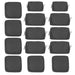 Giga 14-pack cushion covers for 7-piece wicker sectional sofa, zipper seat and back slipcovers with colorful fabric and tailored fit.