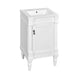 Giga bathroom vanity with sink, storage cabinet with door, drop-in sink, compact freestanding design in modern style.