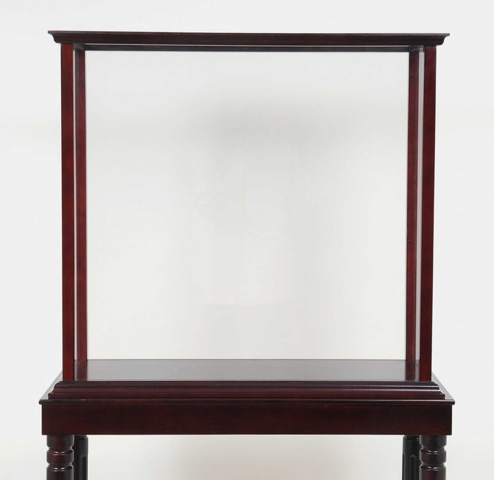 Small Floor Display Case - Dark Brown