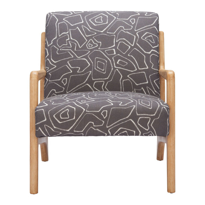 Upholstered Arm Chair - Gray