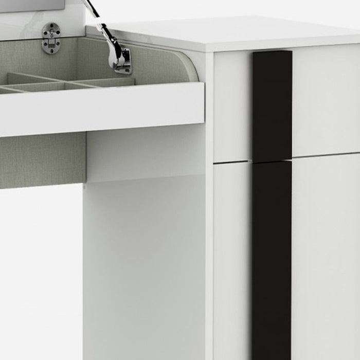 Iron Vanity Dresser - White