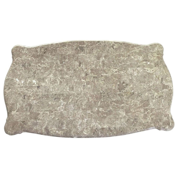 Marble Wood Coffee Table - Champagne